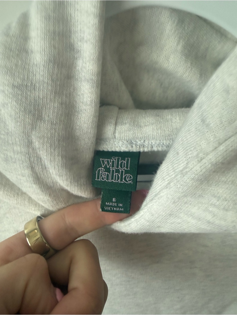 wild fable Cream Heather Cozy Pullover Hoodie - Picture 2 of 3